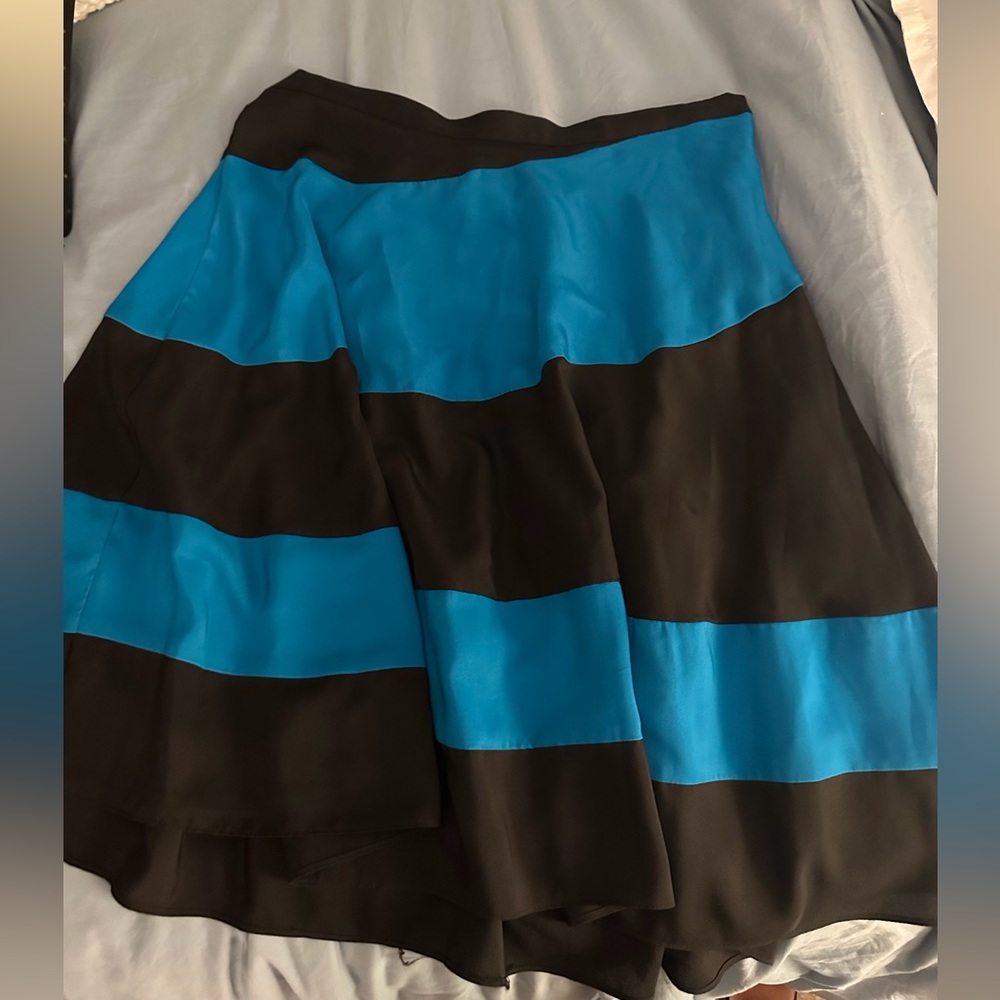 Derek lam blue black skirt
